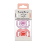 UltraLight-Kieferorthopädische Schnuller, Rosa/Lila, 0–6 Monate, 2er-Pack, Tommee Tippee