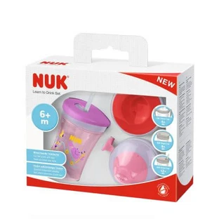 Juego de entrenamiento Evolution Cup, rosa, animales marinos, a partir de 6 meses, Nuk