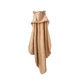 Asciugamano da bagno con cappuccio, 100 x 100 cm, Teddy marrone, Twindeco