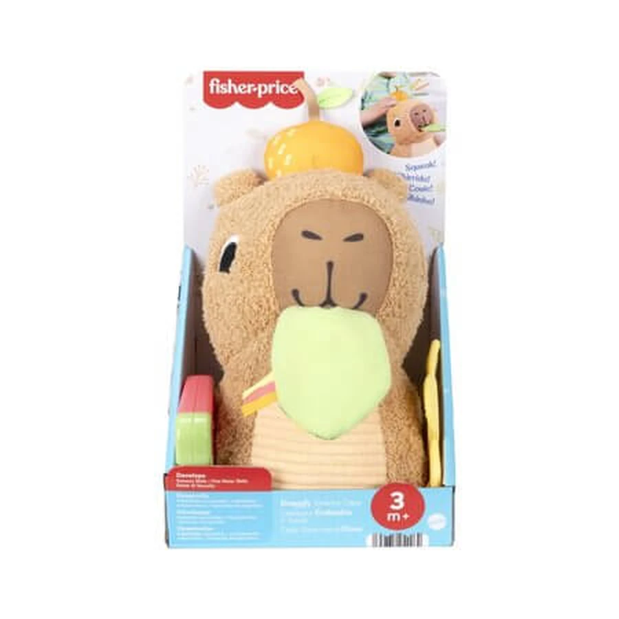 Zabawka sensoryczna, Kapibara, od 3 miesięcy, Fisher-Price: ceny i cechy