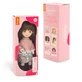 Poupée en peluche Premium Sweet Sisters, 32 cm, Sophie en jupe en jean, Orange Toys