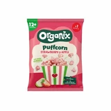 Organix Organic Puffcorn Snack with Strawberries and Apples, 12 months+, 10 g