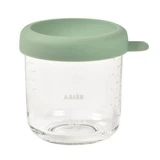 Luchtdichte glazen pot, saliegroen, 250 ml, Beaba