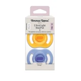 UltraLight-Schnuller für kieferorthopädische Behandlungen, gelb/blau, 6–18 Monate, 2er-Pack, Tommee Tippee