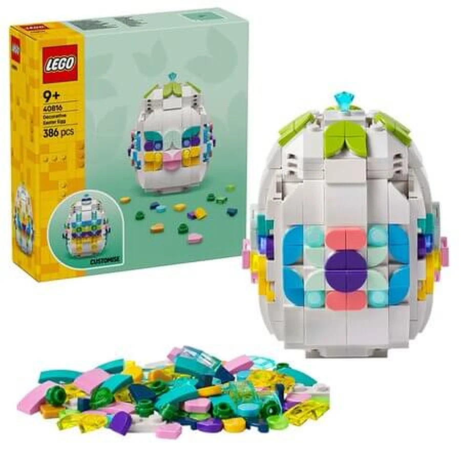 Huevo de Pascua decorativo, a partir de 9 años, 40816, 386 piezas, Lego