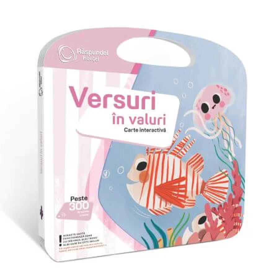 Carte interactiva Versuri in valuri, 2 ani+, Raspundel Istetel