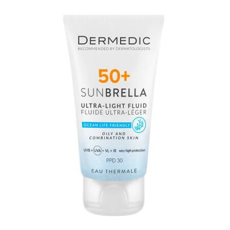 SunBrella SPF 50+ Fluid for Combination and Oily Skin, 40 ml, Dermedic