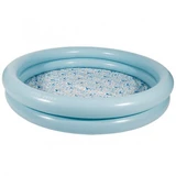 Ocean Dreams Aufblasbares Kinderplanschbecken, 150 cm, blau, ab 2 Jahren, Little Dutch