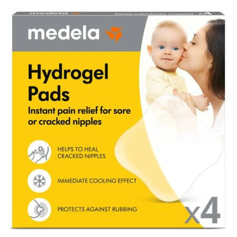 Discos de hidrogel para la lactancia, paquete de 4, Medela