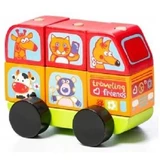 Mini-Bus-Ziehspielzeug, 13197, Cubika