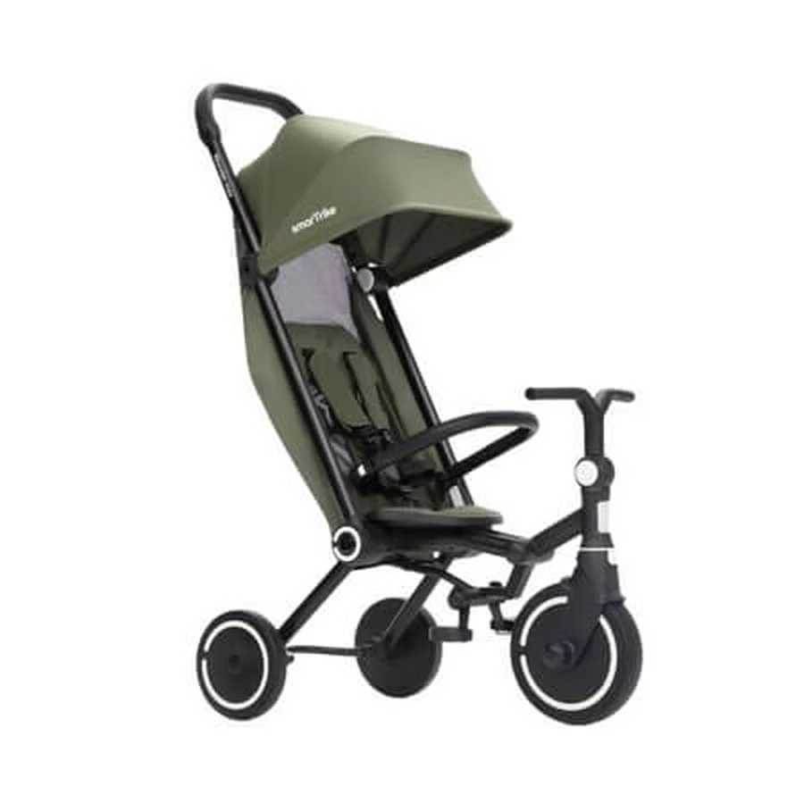 Tricicleta multifunctionala Wonder Max, Sage Green, 6 luni-3 ani, SmarTrike