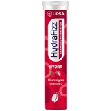 Hydra Elektrolyten-voedingssupplement, Aardbei, 16 bruistabletten, HydraFizz