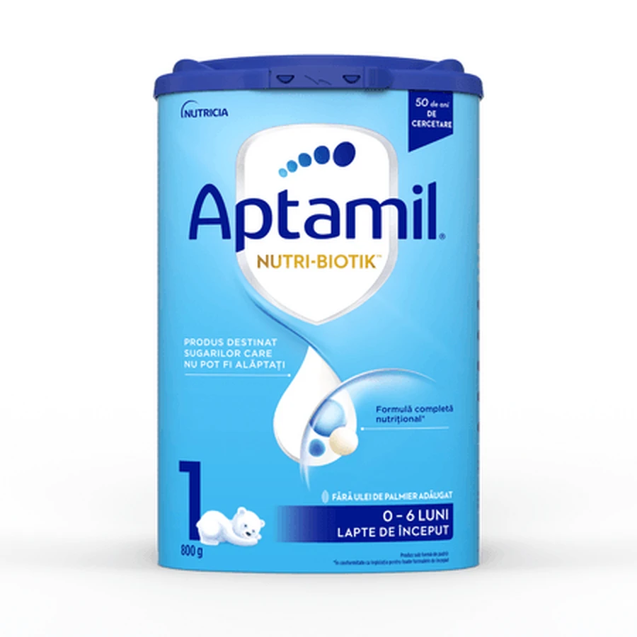Fórmula Nutri-Biotik, 1, de 0 a 6 meses, 800 g, Aptamil