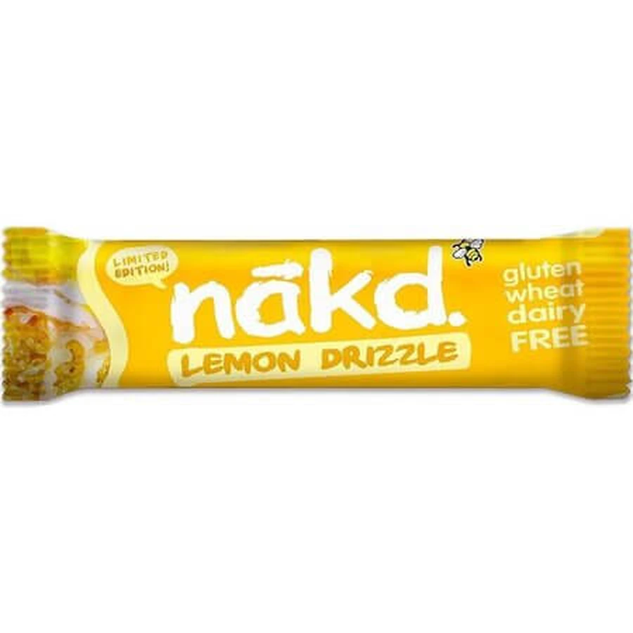 Barre végétalienne crue au citron, 35 g, Nakd