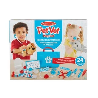 Play Set, Veterinarian, Ages 3+, 24 Pieces, Melissa & Doug