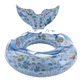 Schwimmring in Wal-Schwanz-Form, blau, Ocean World, ab 3 Jahren, Little Dutch