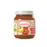 Bio-Apfel-, Erdbeer- und Heidelbeerpüree, ab 4 Monaten, 130 g, BabyBio