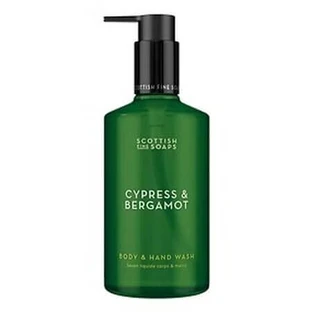 Vloeibare hand- en lichaamszeep met cipres en bergamot, 300 ml, Scottish Fine Soaps