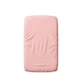 Drap-housse 2 en 1 en coton double épaisseur avec élastique, doublure imperméable, 50 x 90 cm, rose, Twindeco