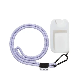 Sacchetto per disinfettante per le mani con cordoncino, Lila, Haan