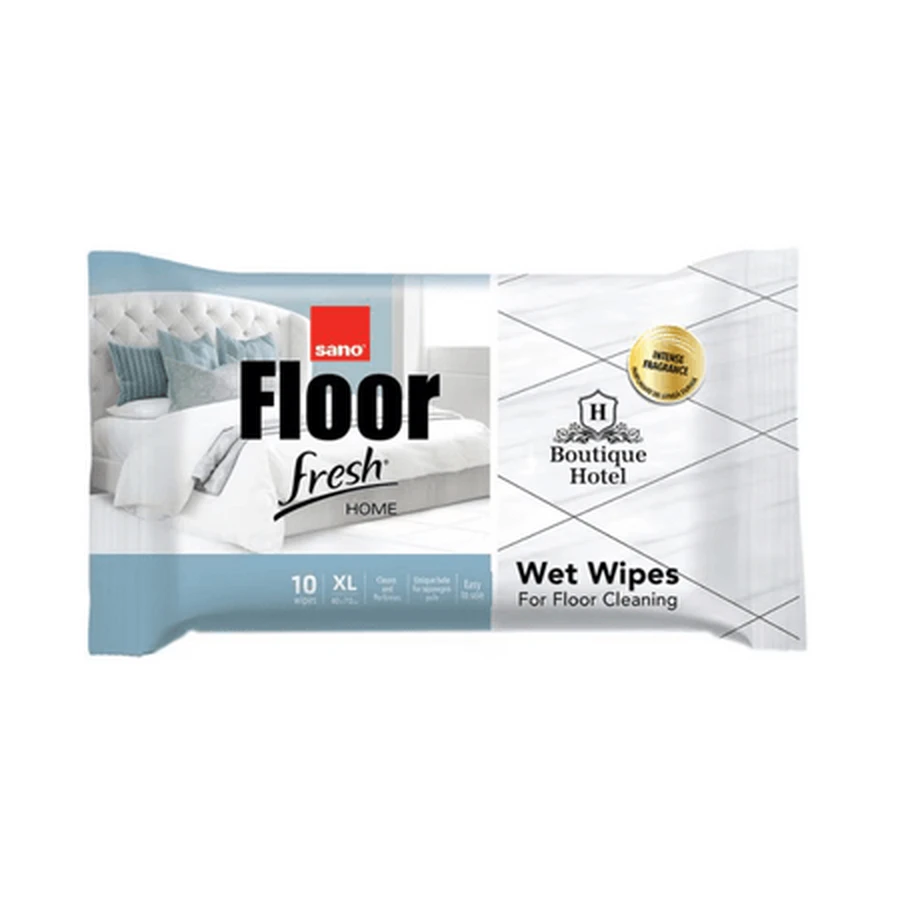 Toallitas húmedas para suelos Floor Fresh XL, paquete de 10 unidades, Sano