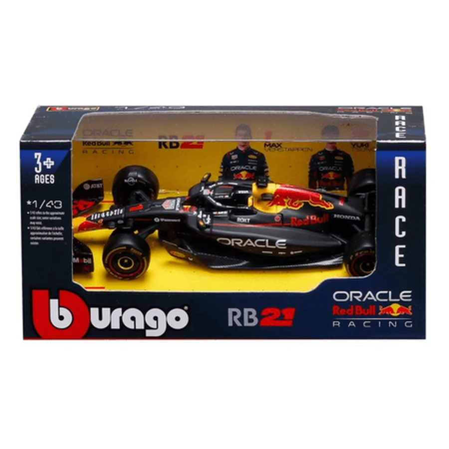 Red Bull F1-modelauto, schaal 1:43, Max Verstappen, vanaf 3 jaar, Bburago