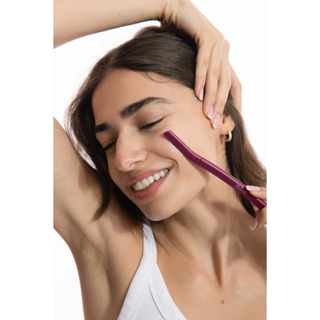 Juego de cuchillas recortadoras faciales para cara, cejas y bigote, 4 piezas, Meloni Care