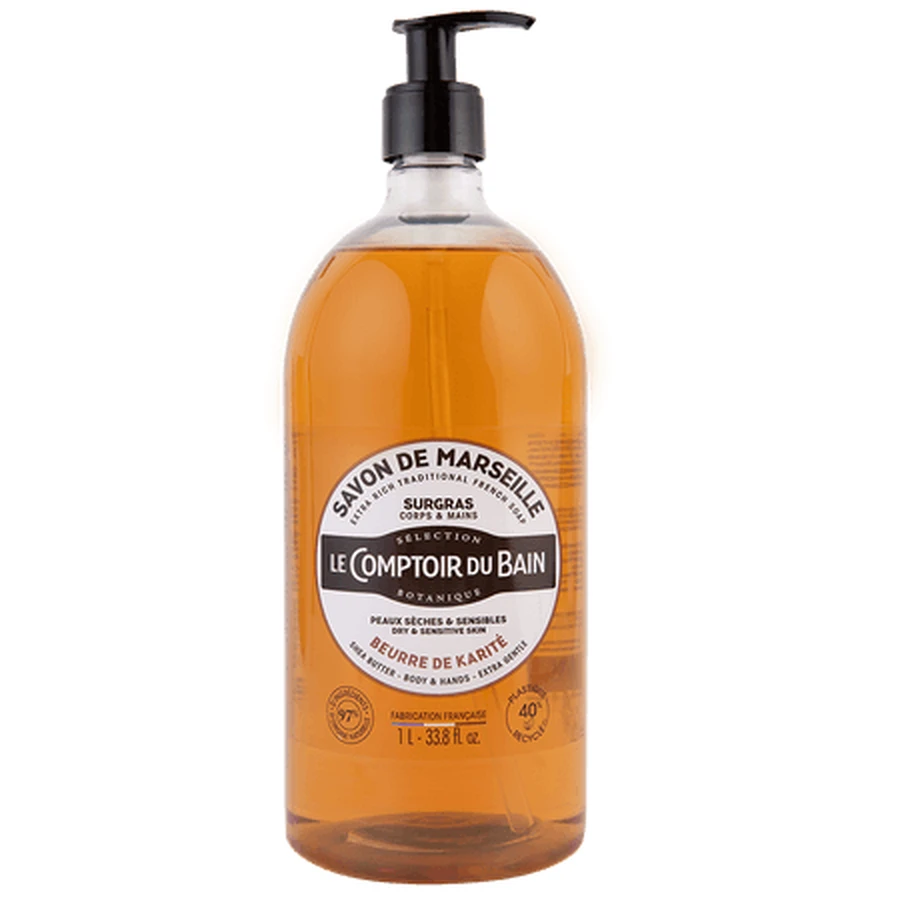 Flüssigseife, Sheabutter, 1 Liter, Le Comptoir du Bain