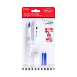 You & Me-pen met gum, wit, Daco