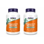 Now Foods: glicinato de magnesio, 2 envases de 180 comprimidos