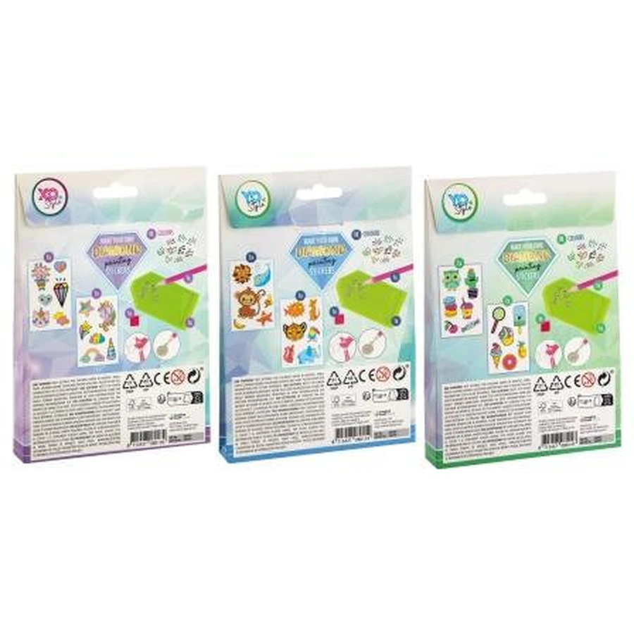 Set creativo: Crea tus propias pegatinas de strass, pegatinas de pintura de diamantes, Grafix