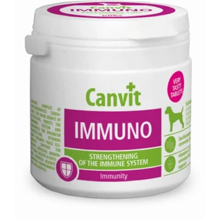 CANVIT Immuno, XS-S, immuunsysteemsupplement voor honden, fles, 100 g