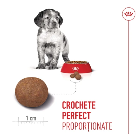 ROYAL CANIN Medium Puppy, hrană uscată câini junior, 3kg
