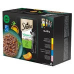 SHEBA Nature's Collection Mixed Selection, Meat and Fish, grain-free wet cat food pouches (in sauce), megapack, 85g x 12 pouches