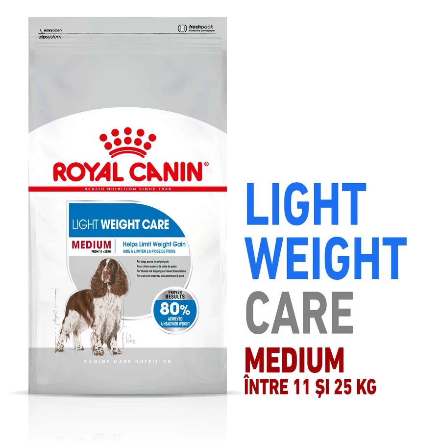 ROYAL CANIN Medium Light Weight Care Adult, droogvoer voor honden, voor gewichtsbeheersing, 3 kg