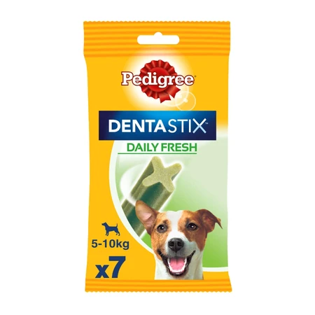 PEDIGREE DentaStix Daily Fresh, friandises pour chiens de petite race, bâtonnets, thé vert, 7 pièces