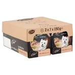 CESAR Country-Style Stoofpotje, kalkoen, rundvlees en kruiden, nat hondenvoer in een bakje (in eigen sappen), 150 g