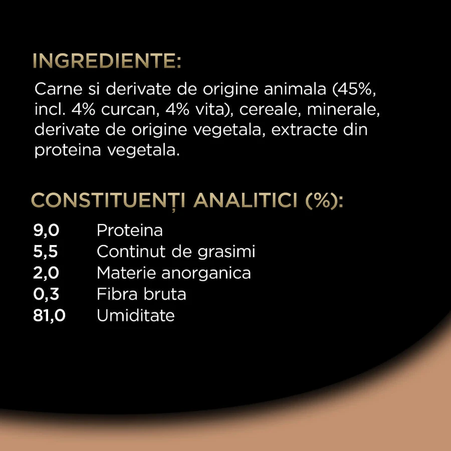 CESAR Country-Style Stoofpotje, kalkoen, rundvlees en kruiden, nat hondenvoer in een bakje (in eigen sappen), 150 g