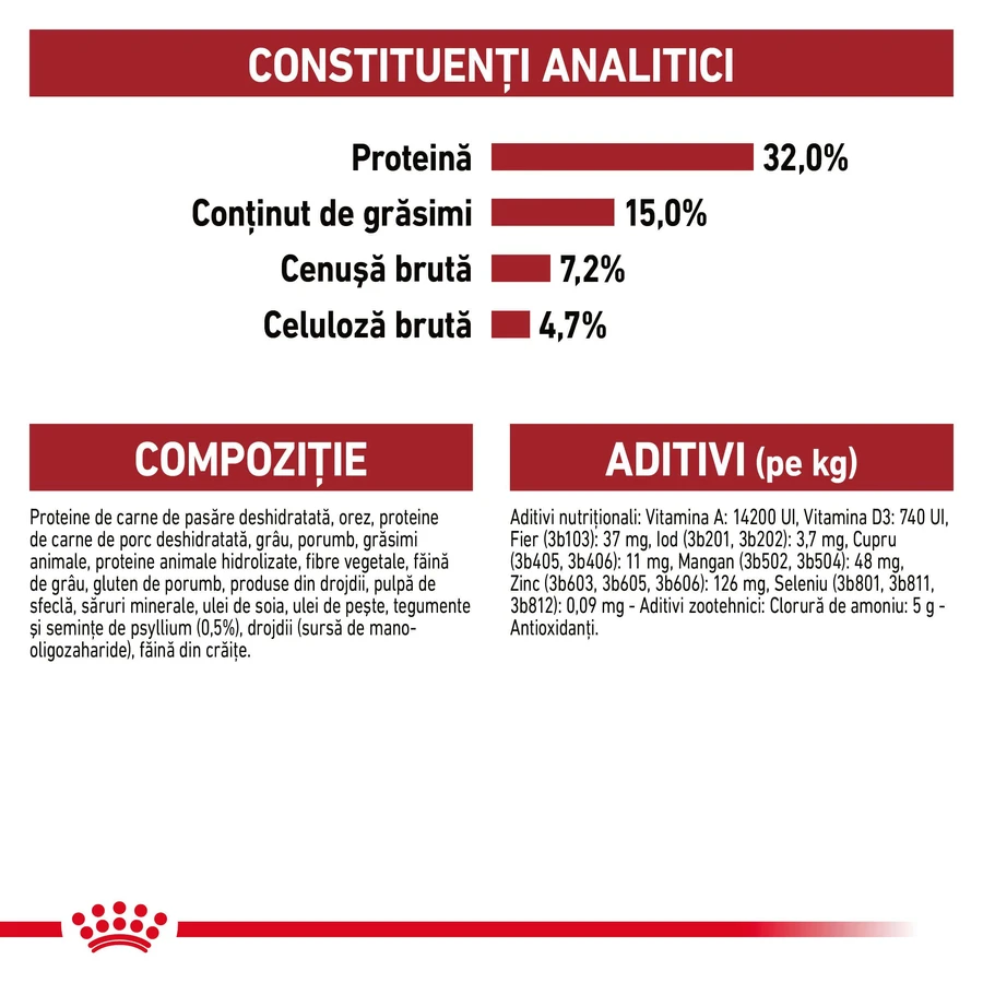 ROYAL CANIN Fit32 Adult, croquettes pour chat, activité physique modérée, 4 kg