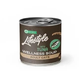 NATURES PROTECTION Lifestyle Sensitive Digestion Soup, Tuna, single-protein wet cat food, digestive system, (topping), 140g