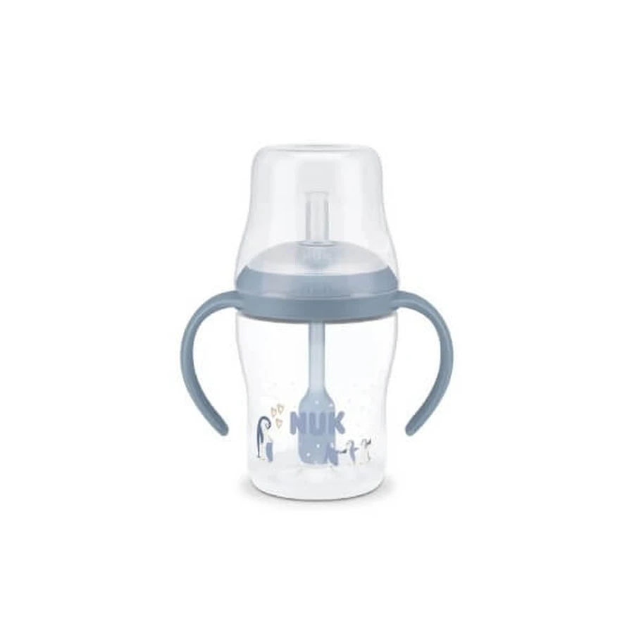 Tasse d'apprentissage NUK Perfect Match avec paille en silicone, à partir de 8 mois, 150 ml