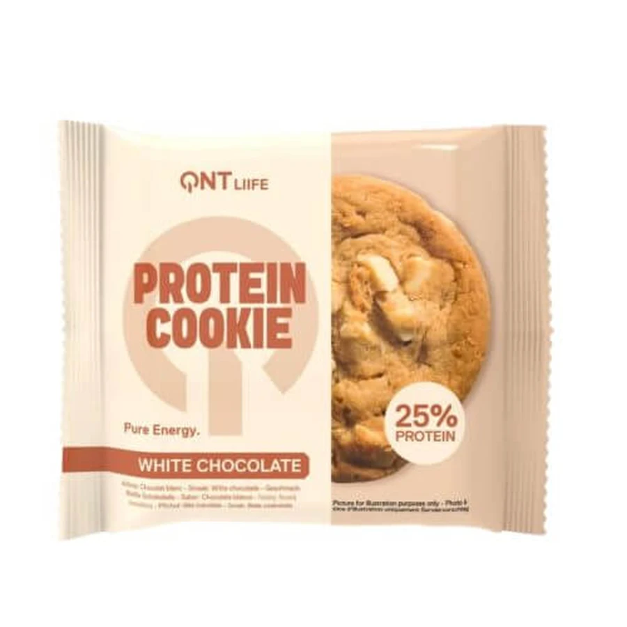 QNT | Protein Cookie White Chocolate Protein Cookies with White Chocolate Chunks | 60g