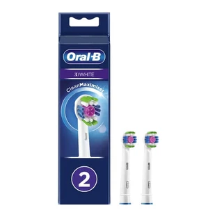 Oral-B | 3D White Clean Maximiser | Replacement Brush Heads for Electric Toothbrushes | 2 pieces