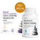 Calciu 1200 mg si Vitamina D3 + Vitamina C Retard 1000 mg, 20 plicuri + 30 comprimate, Alevia