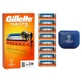Gillette | Fusion5 Razor Replacement Heads, 8-Pack & Travel Protective Cover | 1 set