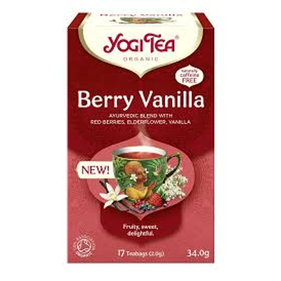 Yogi Tea | Frutti di bosco e vaniglia | 17 bustine di tè