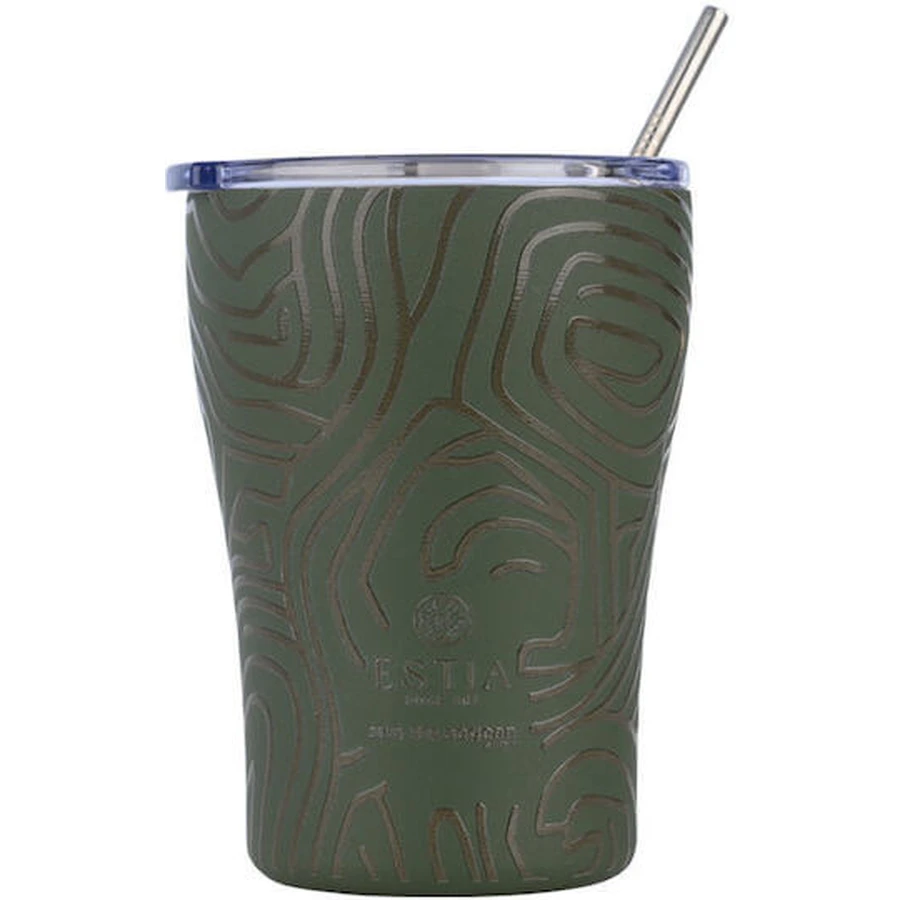 Estia | Thermos-Kaffeetasse „Save The Aegean Olive Flow“ | 350 ml