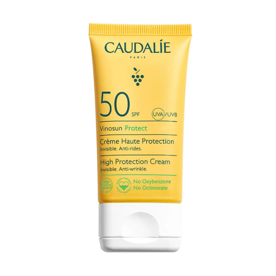 Caudalie | Vinosun Protect Sonnenschutzcreme für das Gesicht mit hohem Lichtschutzfaktor 50 | 50 ml 