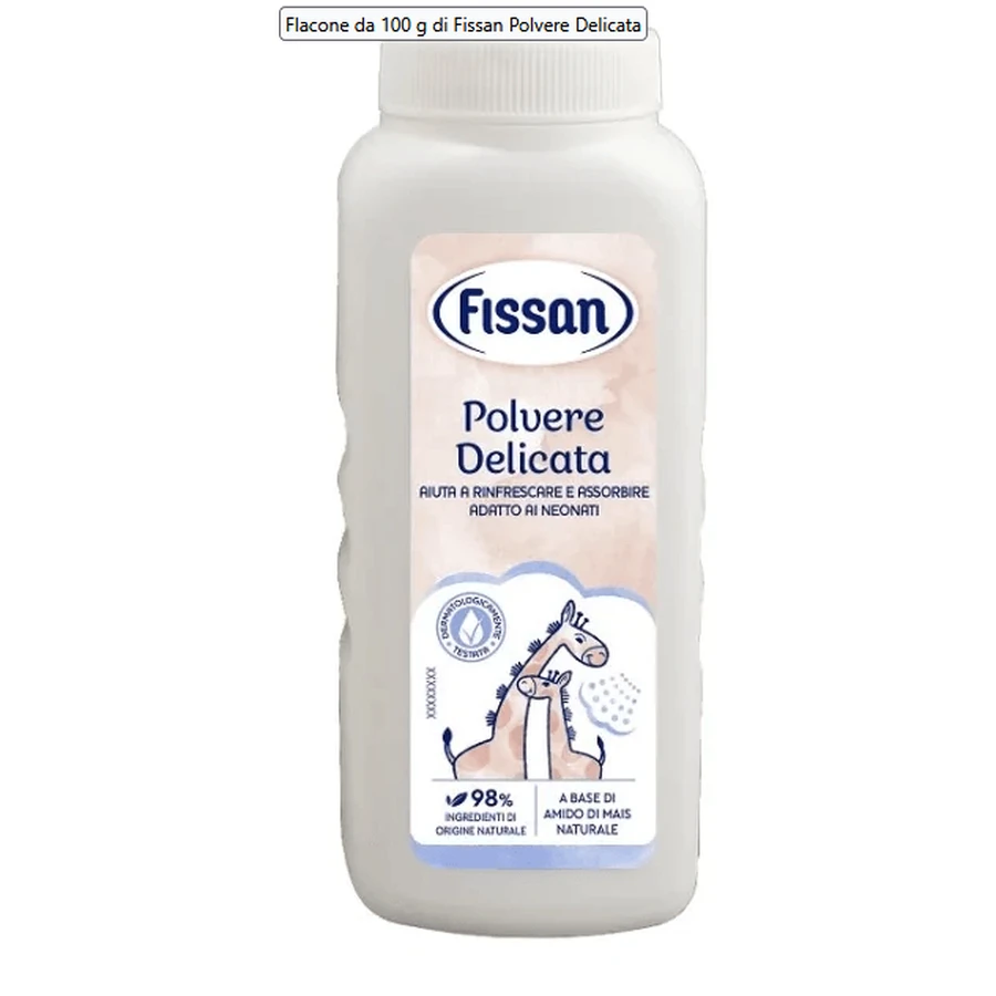 Fissan | Delicate Powder Pudră pentru bebeluși - Talc delicat | 100 g