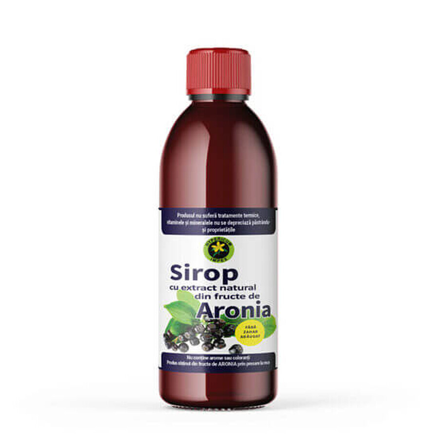 Sirop de Aronia fara zahar, 500 ml, Hypericum